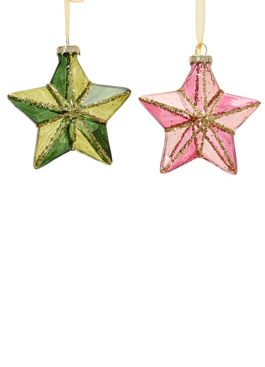 Decoris Ster kersthanger 15 cm