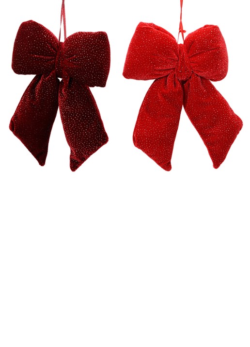 Decoris Strik kersthanger 30 cm set van 2