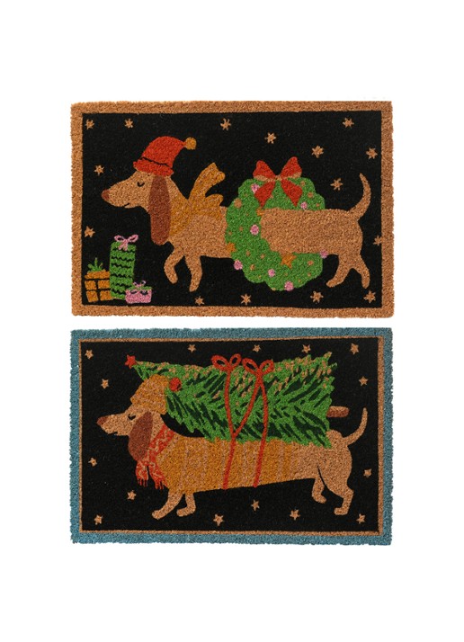 Decoris Teckel deurmat 60 x 40 cm