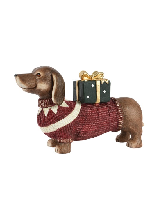 Decoris Teckel ornament 47 cm