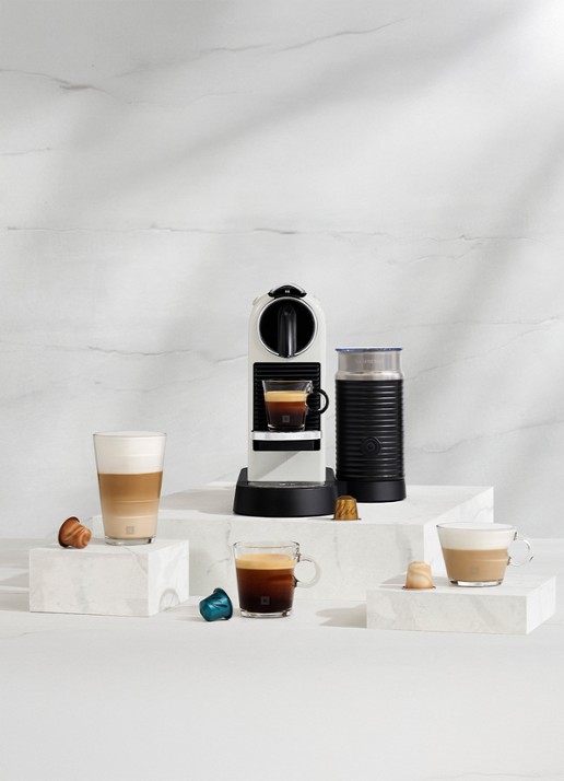 DeLonghi Citiz & Milk Nespresso Koffiecupmachine - Met melkopschuimer - EN267.WAE - detail 4 wit