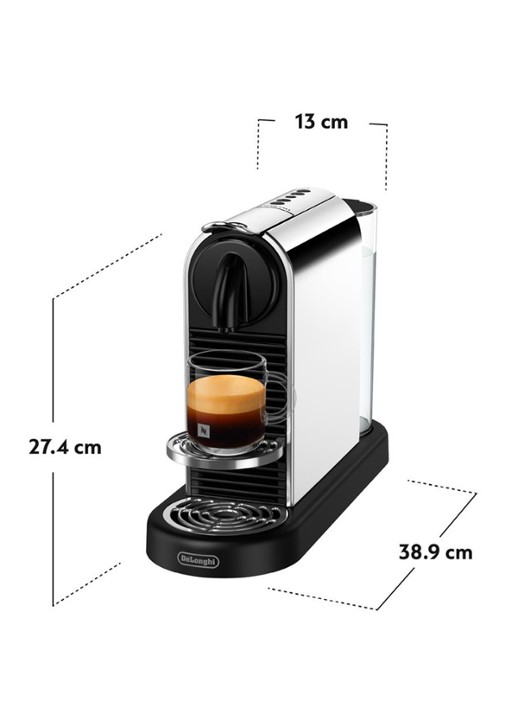 DeLonghi Citiz Nespresso koffiecupmachine - EN220.M - achterkant 8 zilver