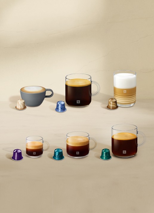 DeLonghi Citiz Platinum & Milk Nespresso koffiecupmachine - met melkopschuimer - EN330.M - voorkant 8 zilver