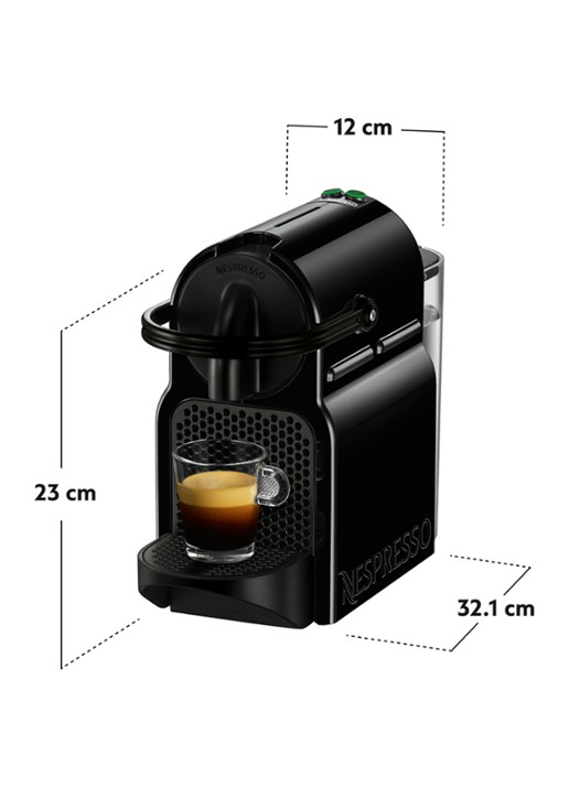 DeLonghi Inissia Nespresso Koffiecupmachine EN80.B - achterkant 8 zwart