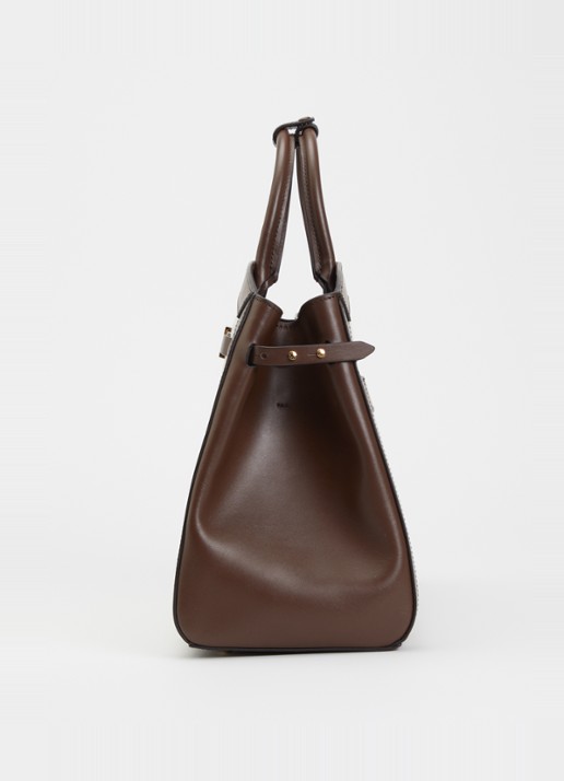 DeMellier The Hudson handtas van canvas - detail 3 creme