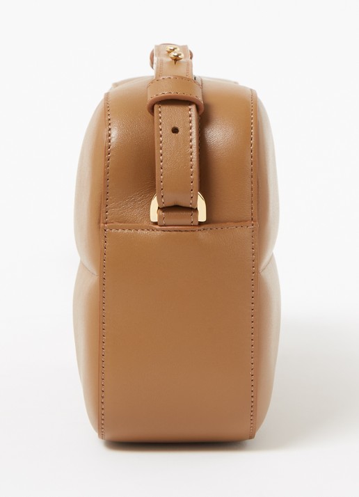 DeMellier The Marrakesh crossbodytas van leer - detail 5 cognac