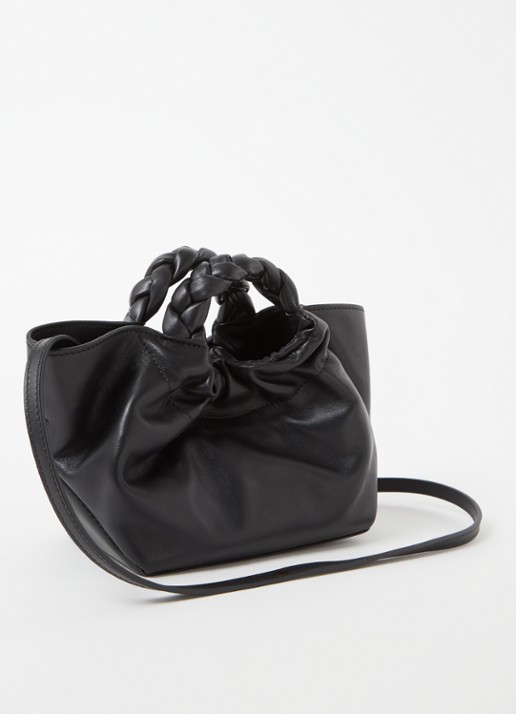 DeMellier The Mini Los Angeles XS handtas van leer - achterkant zwart