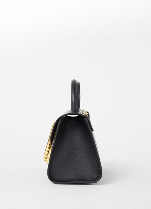 DeMellier The Nano Montreal handtas van leer - detail 5 zwart