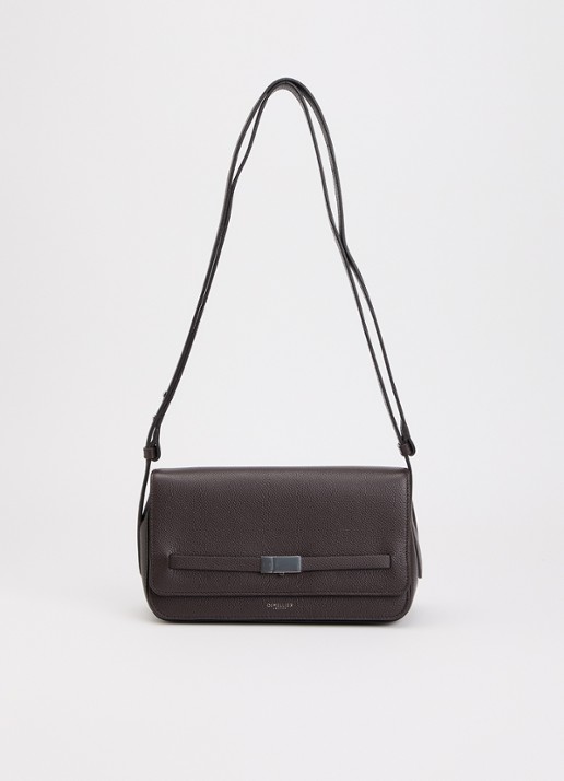 DeMellier The New York crossbodytas van leer met verstelbare schouderriem