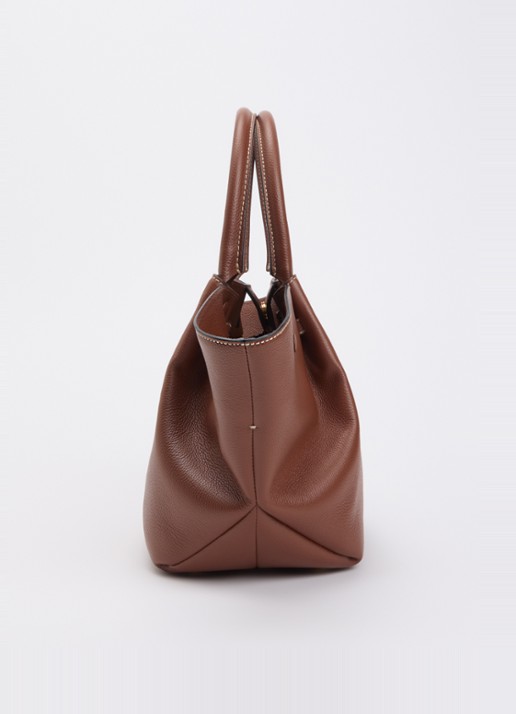 DeMellier The New York Midi handtas van leer - detail 3 bruin