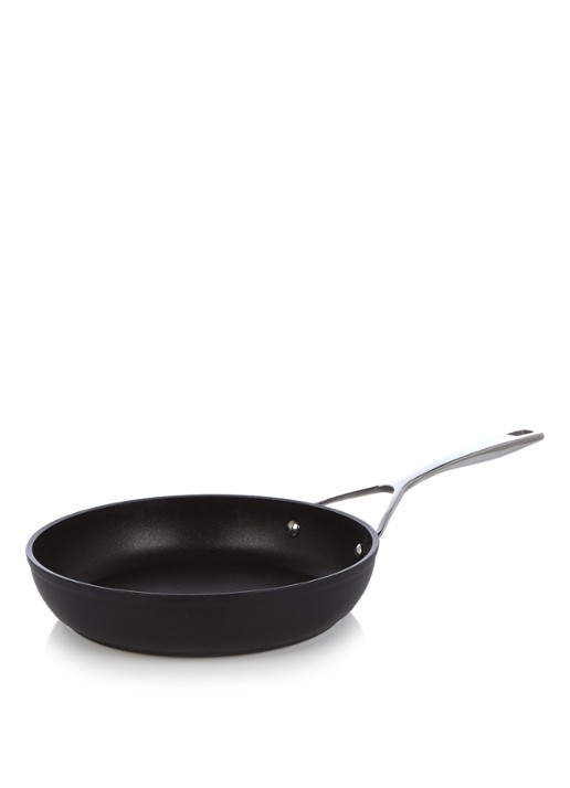 Demeyere Alu Pro 5 koekenpan Ø24 cm - voorkant zwart