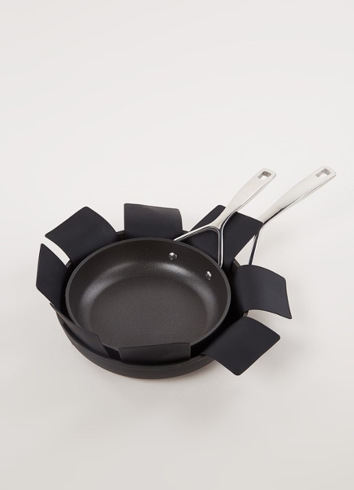 Demeyere Alu Pro 5 koekenpan set van 2 - detail zwart