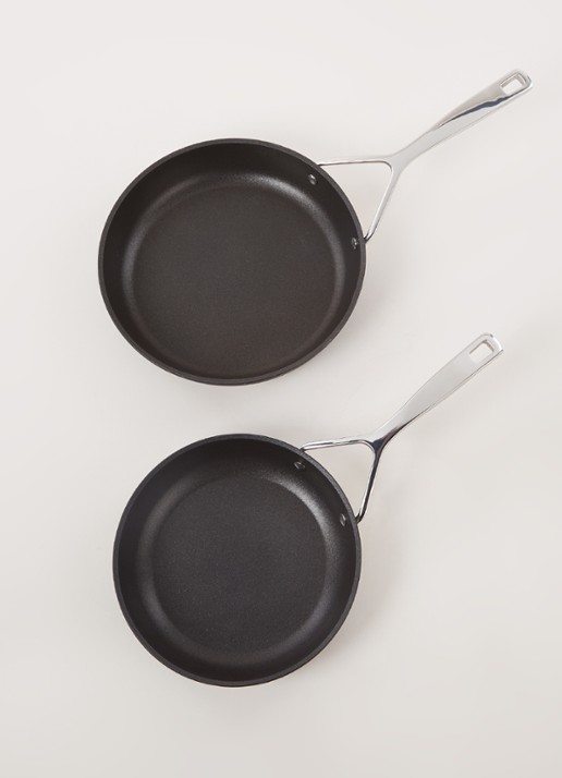 Demeyere Alu Pro 5 koekenpan set van 2 - voorkant 3 zwart