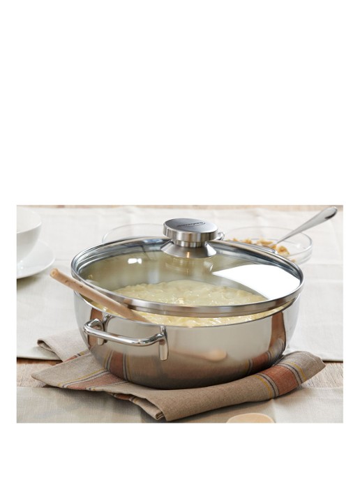 Demeyere Apollo 7 braadpan Ø24 cm - voorkant 2 zilver