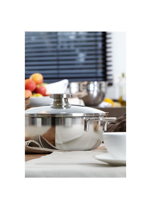 Demeyere Apollo 7 braadpan Ø28 cm - voorkant 2 zilver