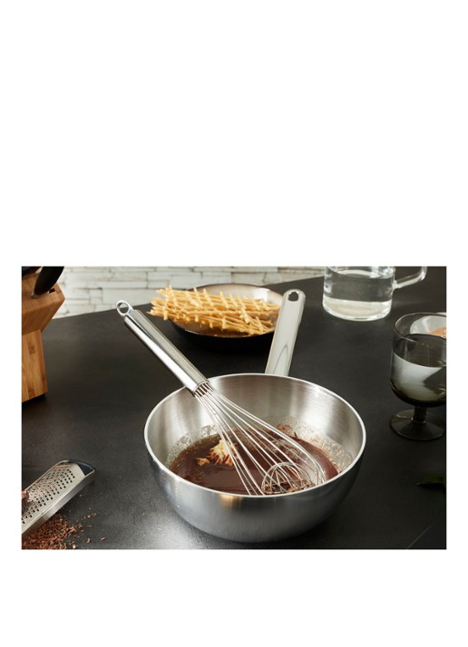 Demeyere Apollo 7 sauteuse Ø18 cm - voorkant 3 zilver