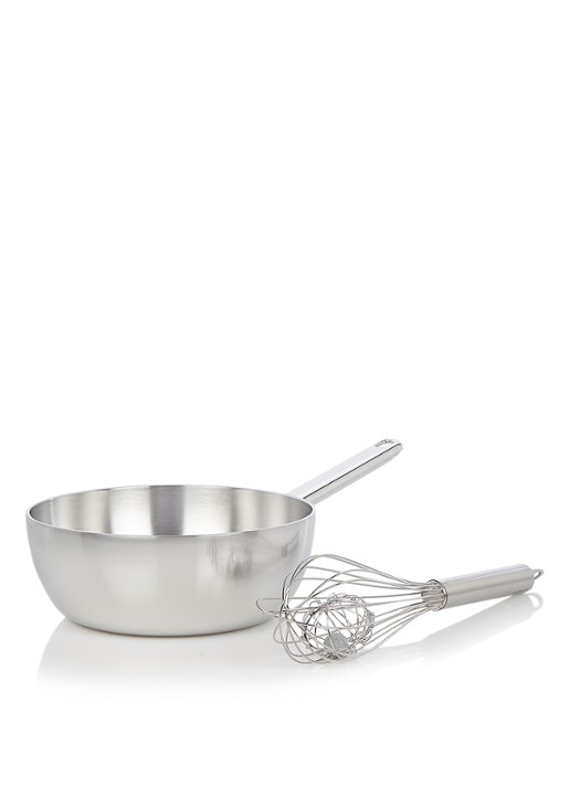 Demeyere Apollo conische sauteuse Ø20 cm + gratis Cuisipro duoklopper