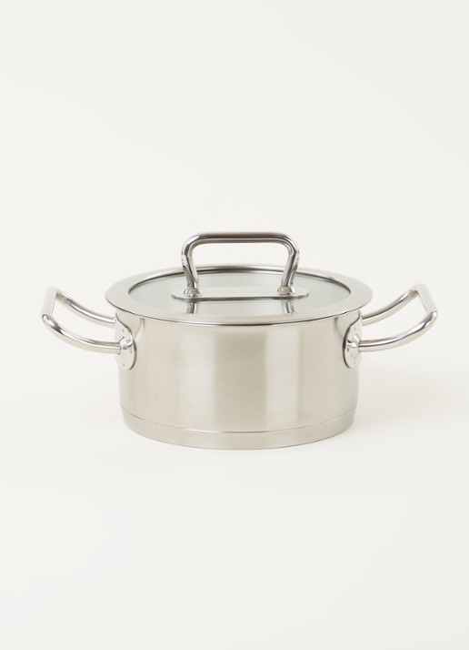 Demeyere Diverto 3 kookpan Ø16 cm - voorkant 2 zilver