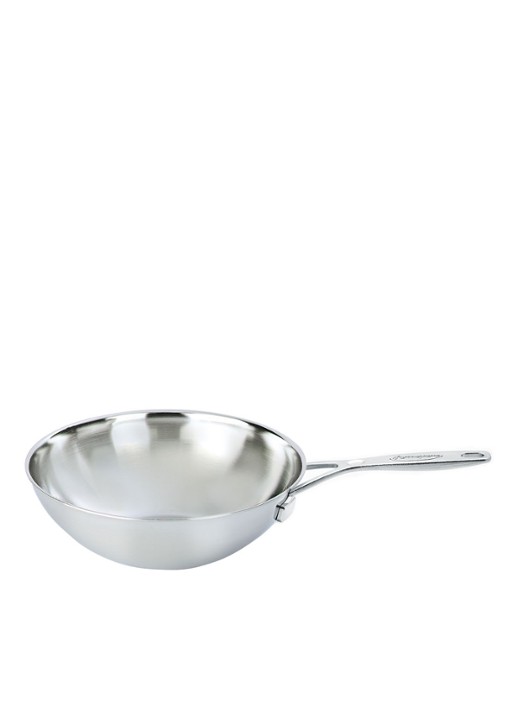 Demeyere Industry 5 wokpan 30 cm - detail 3 zilver