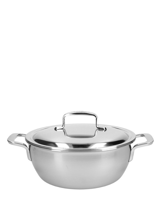 Demeyere Intense 5 braadpan Ø24 cm - voorkant 2 zilver