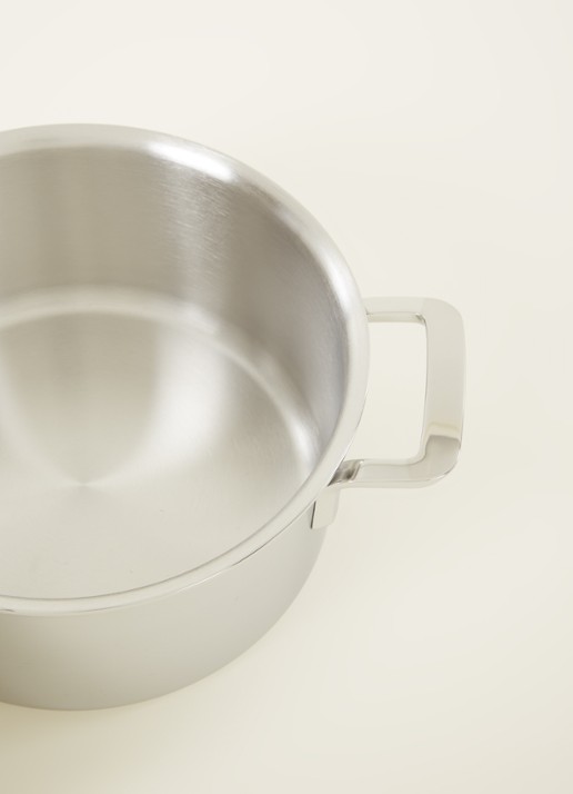 Demeyere Intense 5 kookpan Ø20 cm - detail zilver