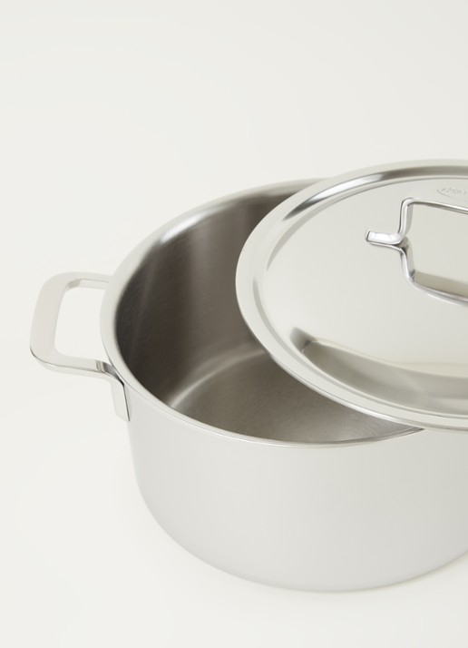 Demeyere Intense 5 kookpan Ø24 cm - detail zilver