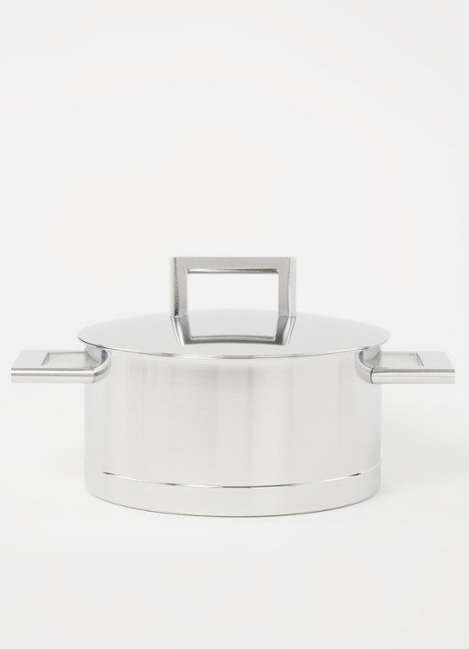 Demeyere John Pawson 7 kookpan 18 cm  - voorkant 2 zilver