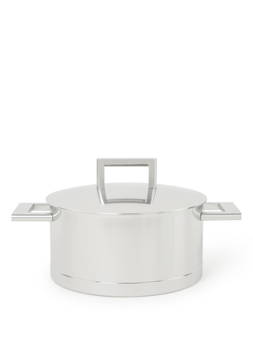 Demeyere John Pawson 7 kookpan Ø20 cm - voorkant 2 zilver