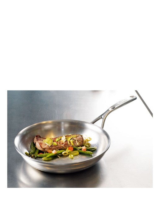 Demeyere Proline koekenpan 20 cm - voorkant 2 zilver