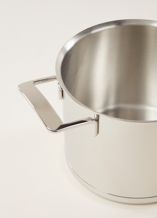 Demeyere Silver soeppan met deksel Ø20 cm - detail roestvrijstaal