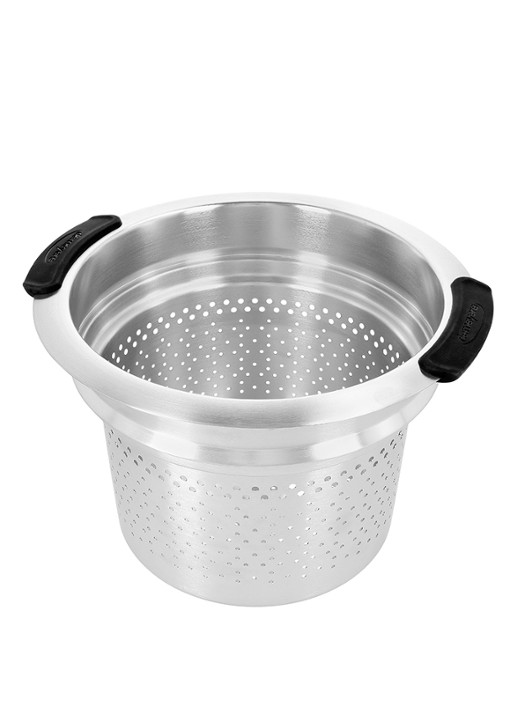 Demeyere Specialties 5 pasta-inzet 24 cm - voorkant 2 zilver