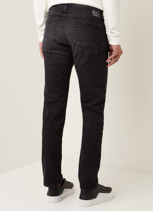 Denham Bolt skinny jeans met gekleurde wassing - achterkant 3 zwart