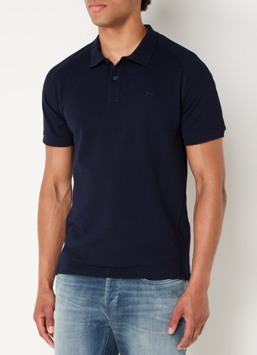 Denham Brian regular fit polo met logoborduring