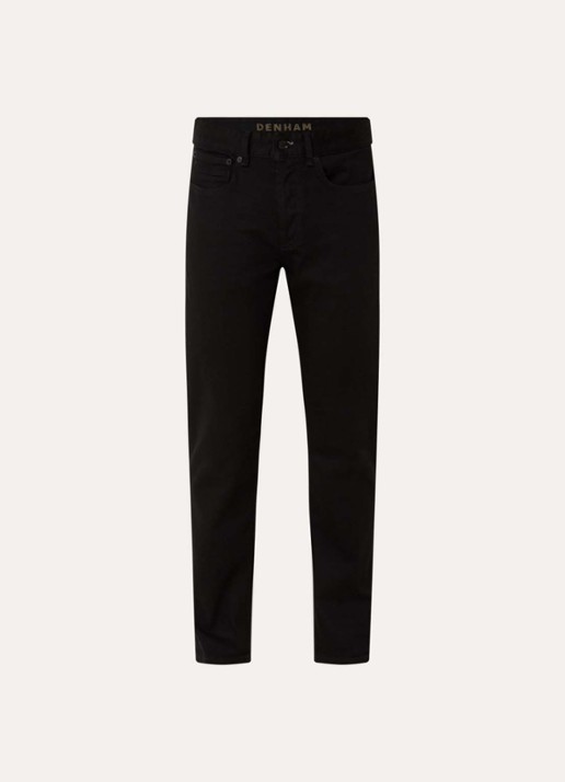 Denham Razor slim fit jeans met gekleurde wassing - voorkant zwart