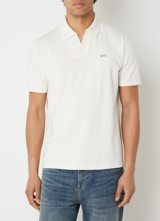Denham Scissor polo met logoborduring