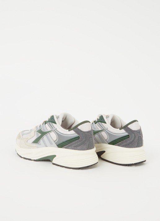 Diadora Mythos Star sneaker met suède details - achterkant lichtgrijs