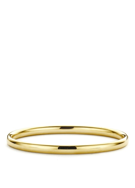 Diamond Point Bangle van 14k geelgoud (M)