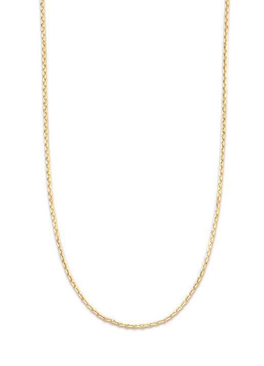 Diamond Point Geelgouden anker collier Timeless Treasures (45cm)