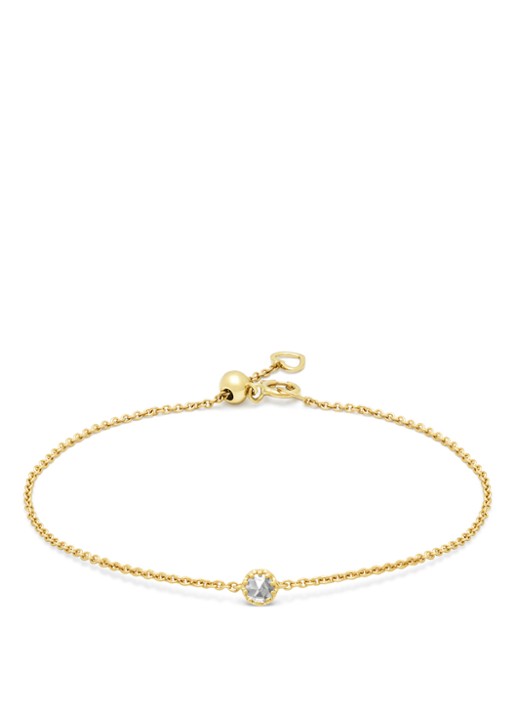 Diamond Point Geelgouden armband, 0.08 ct diamant, Joy