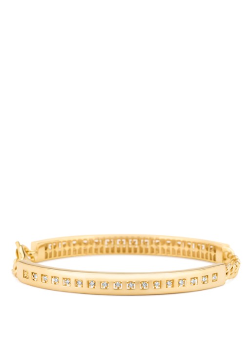 Diamond Point Geelgouden armband, 0.51 ct diamant, Timeless Treasures