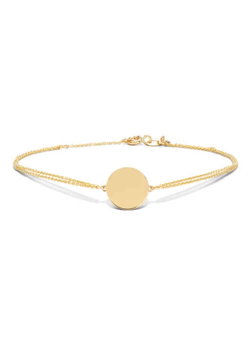 Diamond Point Geelgouden armband Marigold