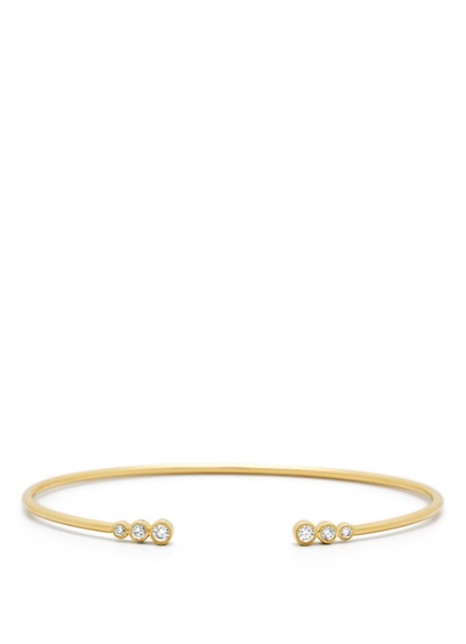 Diamond Point Geelgouden armband met 0.20 ct diamant, La Dolce Vita