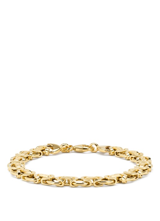 Diamond Point Geelgouden armband Timeless Treasures 19 cm