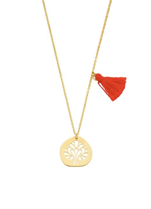 Diamond Point Geelgouden collier Marigold