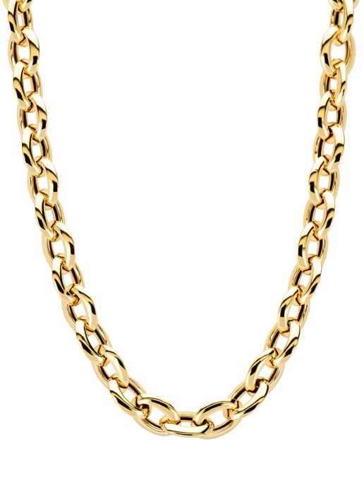 Diamond Point Geelgouden collier Timeless Treasures 45 cm