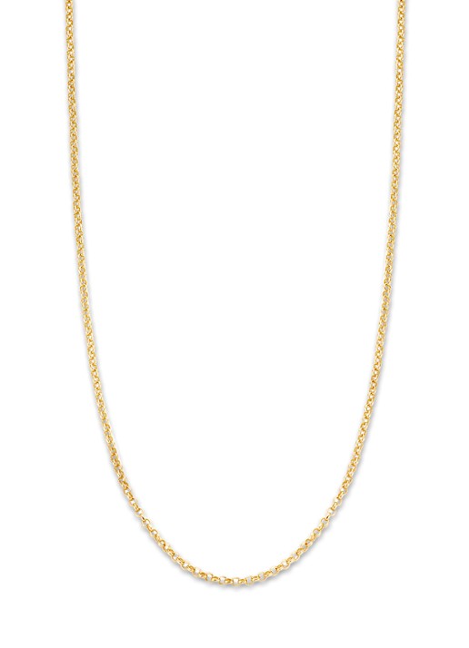 Diamond Point Geelgouden jasseron collier Timeless Treasures (42cm)