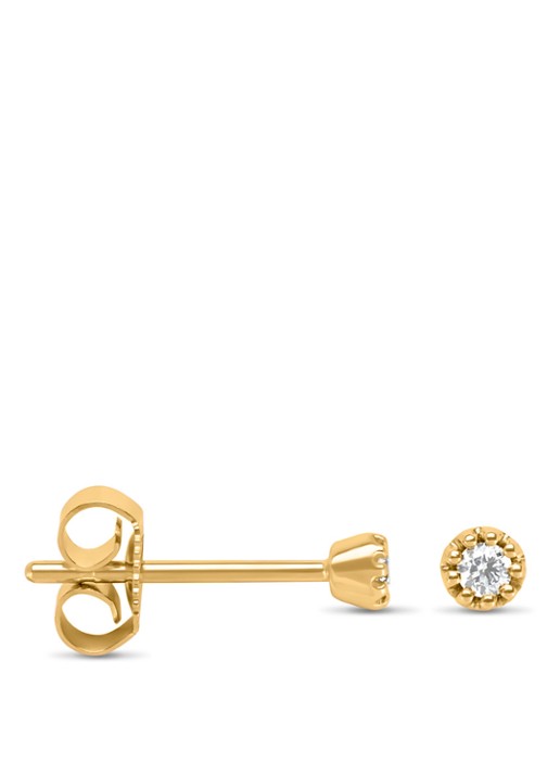 Diamond Point Geelgouden oorsieraden 0.06 ct diamant Joy