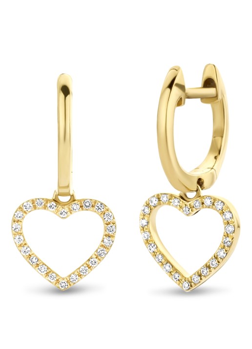 Diamond Point Geelgouden oorsieraden 0.13 ct diamant Dreamer