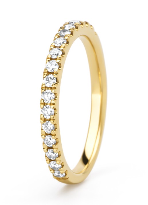 Diamond Point Geelgouden ring, 0.32 ct diamant, Perfect Match
