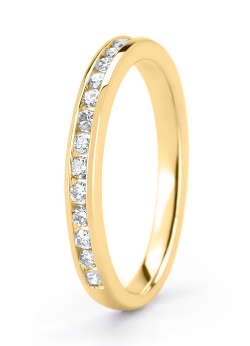 Diamond Point Geelgouden ring, 0.33 ct diamant, Perfect Match